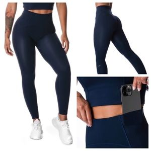 1st Phorm Elements Legging - Navy Blue, Size Medium
